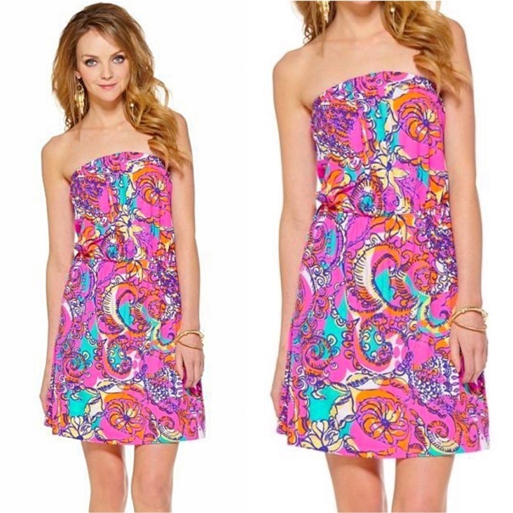 Lilly Pulitzer Atwood Strapless Dress